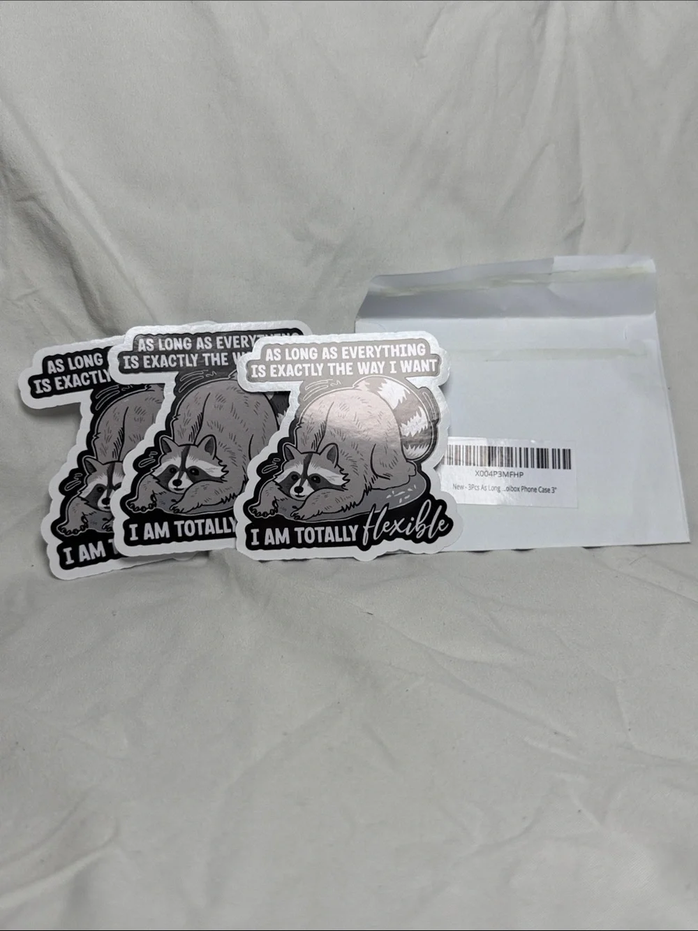 Funny Raccoon Sticker Pack - 3” - Picture 2 of 2